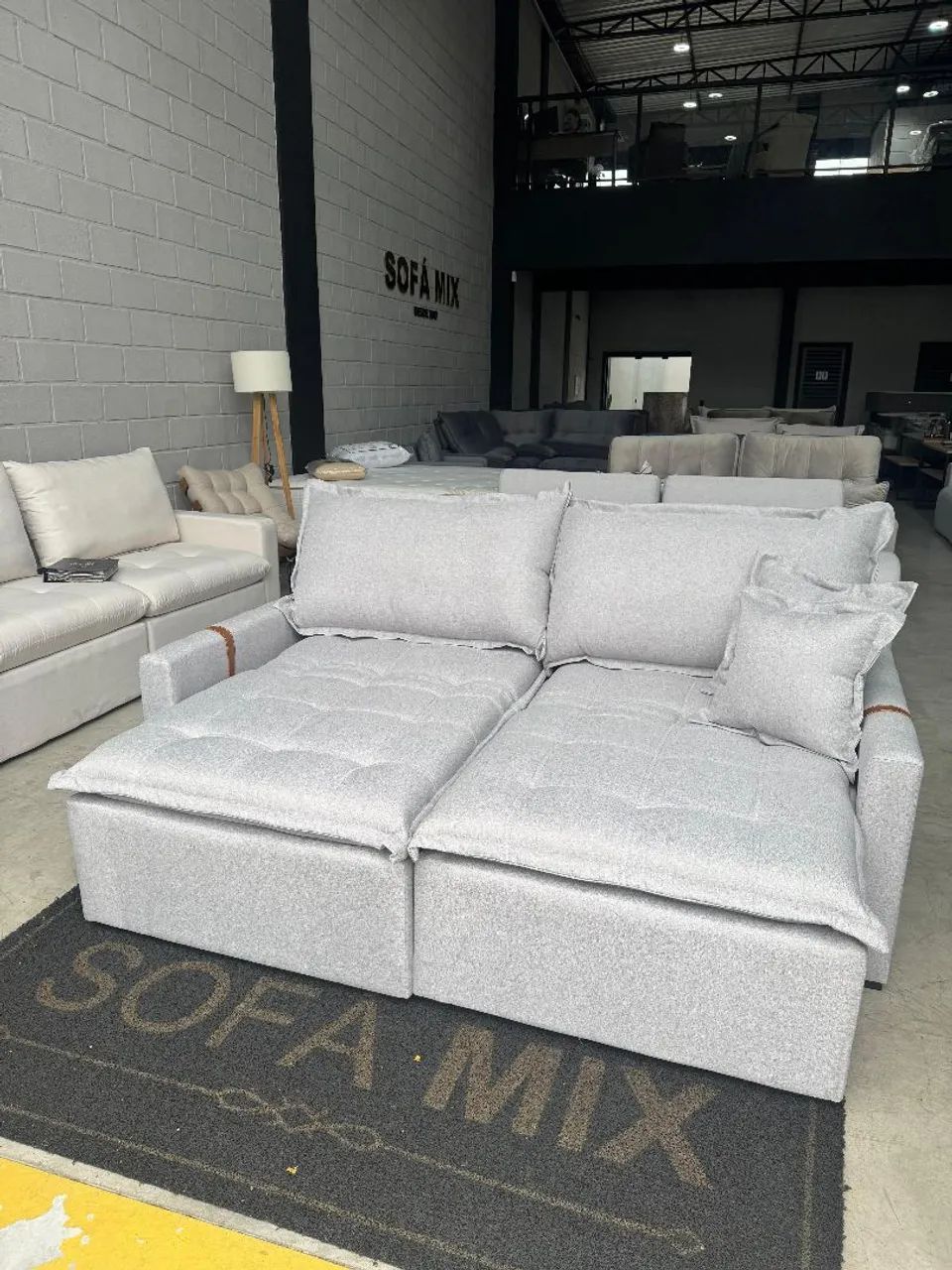 SUPER OFERTA SOFÁ SEM CAIXA 2.00 EM LINHO - Foto 4