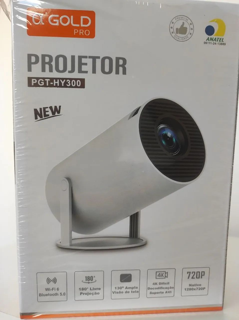 Projetor Gold Pro PGT-HY300 - Novo