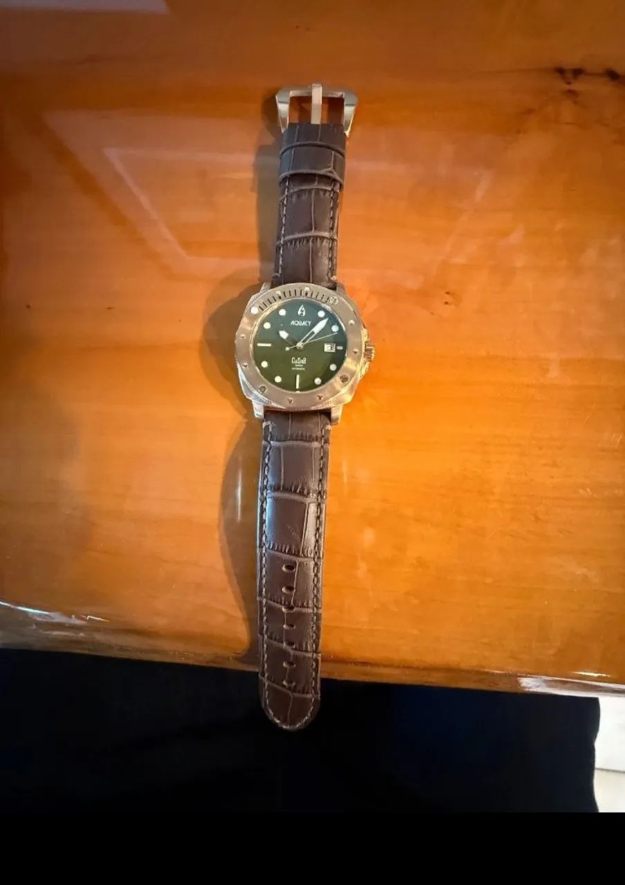 Relógio Automático Aquacy Bronze CuSn8 Series - Diver 200 m, 44 mm