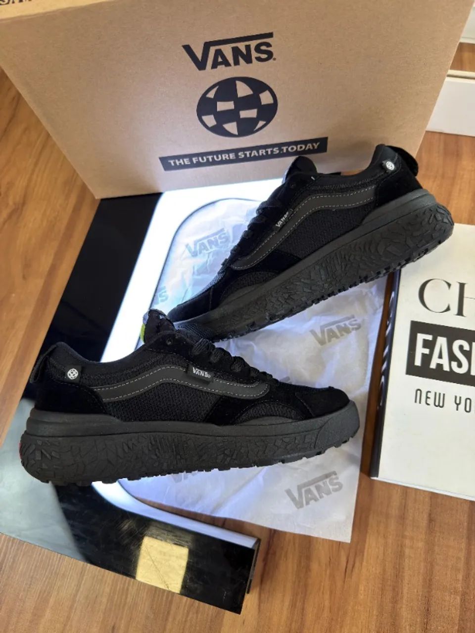 Tênis Vans Neo Camurça Black Masculino Couro sintético