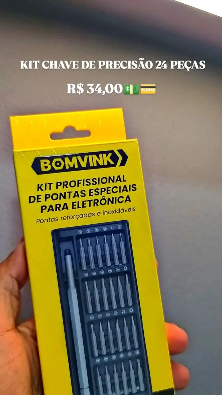 Kit chave de precisão para celular e outros
