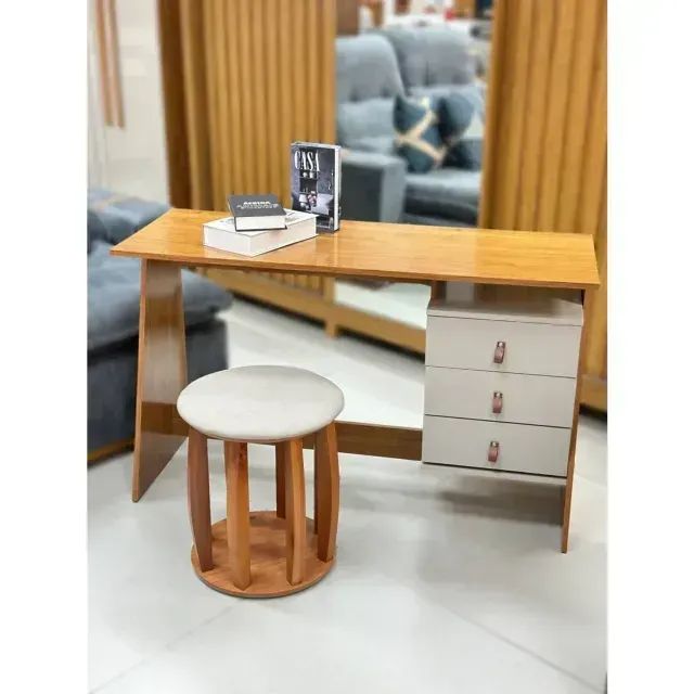 Escrivaninha Gaby Cinamono/Off White - JCM MOVELARIA - Foto 2