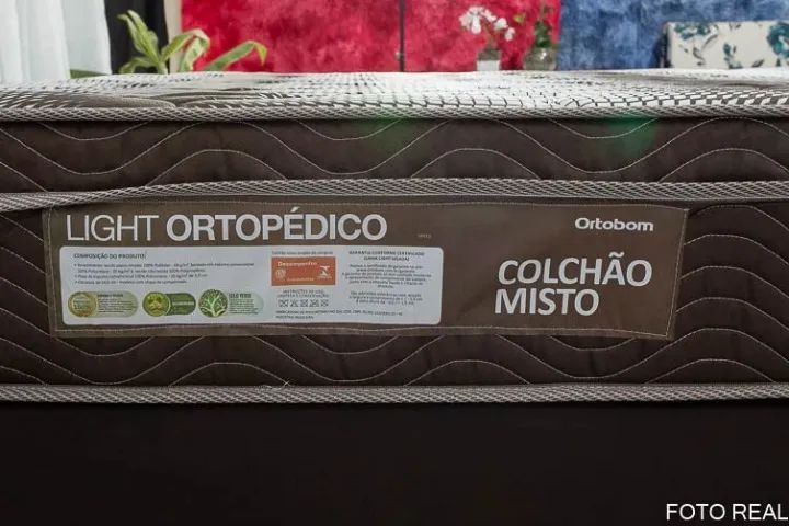 Colchão Casal Ortopédico Light 138x188x25 Ortobom - Foto 2