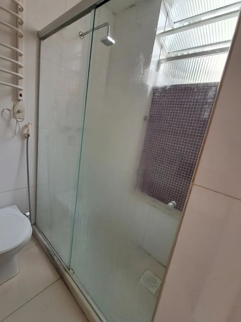 Box blindex transparente usado 1,40cm L x 1,80cm A - Foto 3