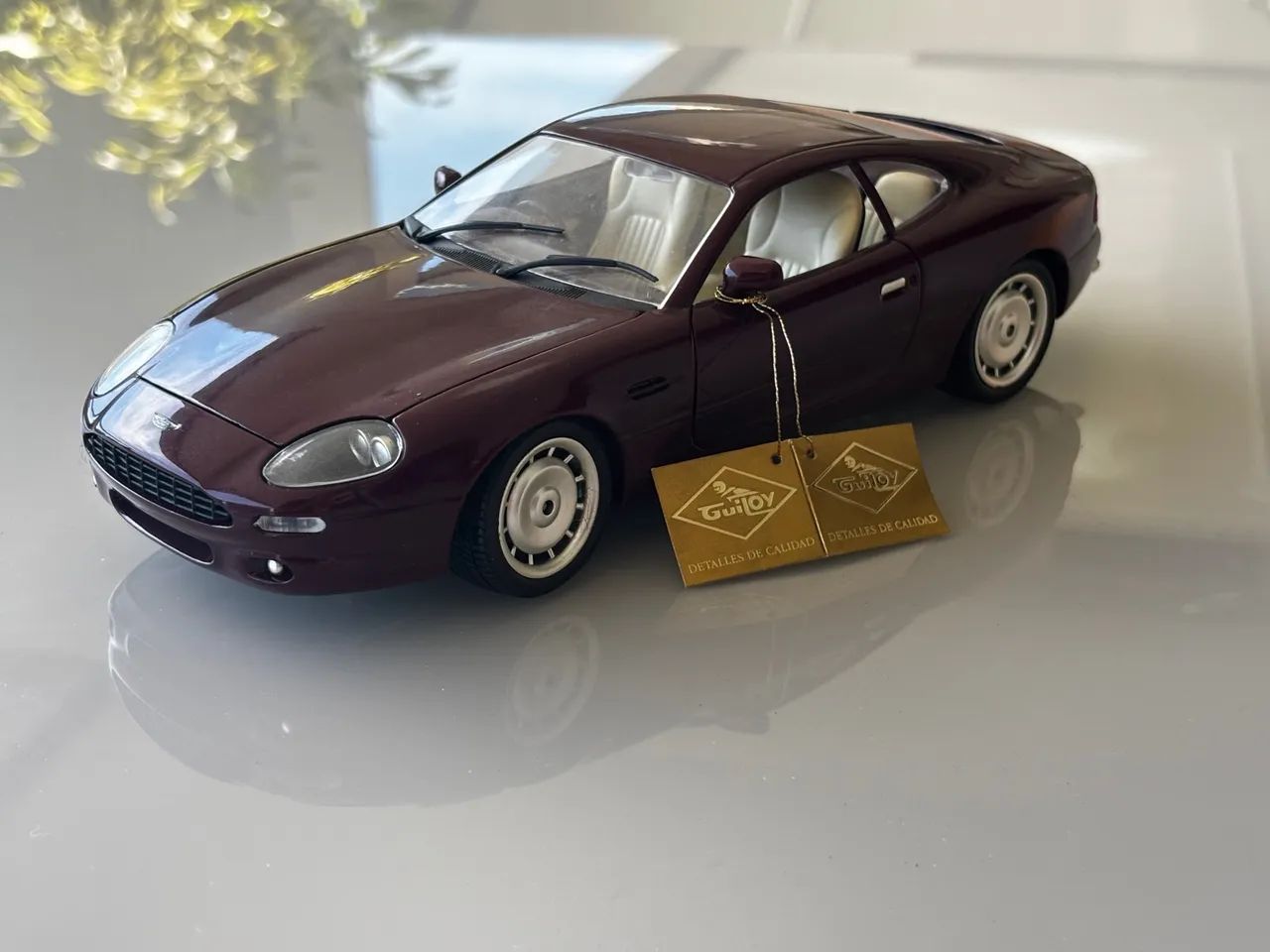 Miniatura Aston Martin DB7 - Escala 1:18 - Guiloy (Espanha