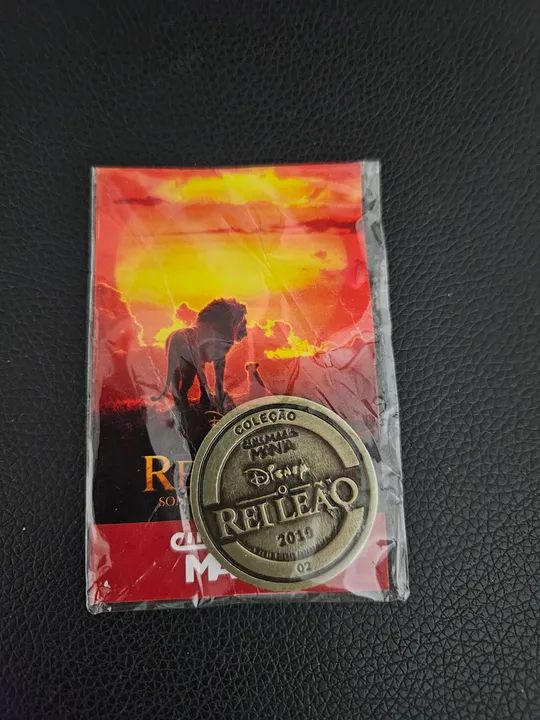 Moeda Colecionável Rei Leão Cinemark 
