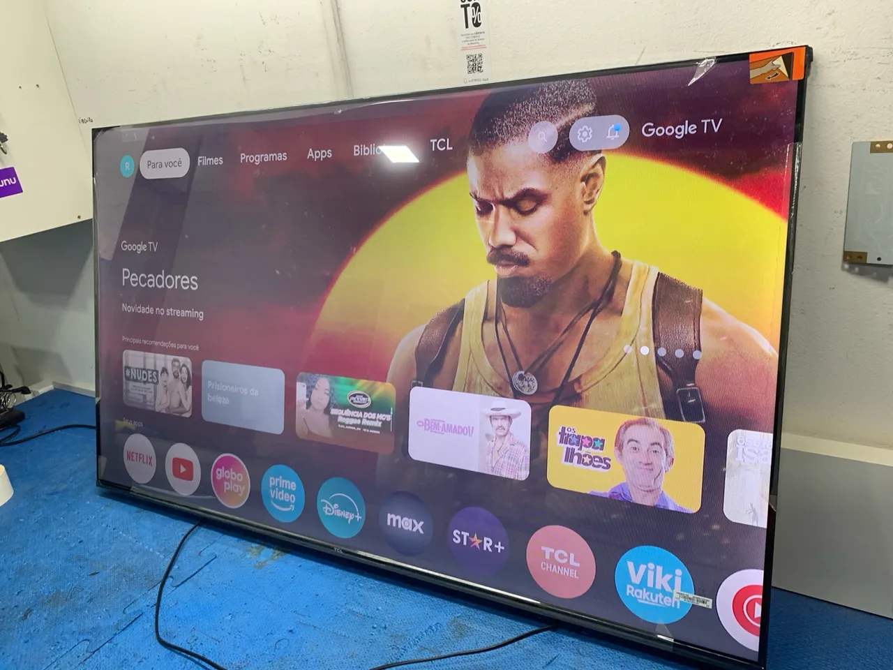 Smart TV TCL 50 polegadas Google TV
