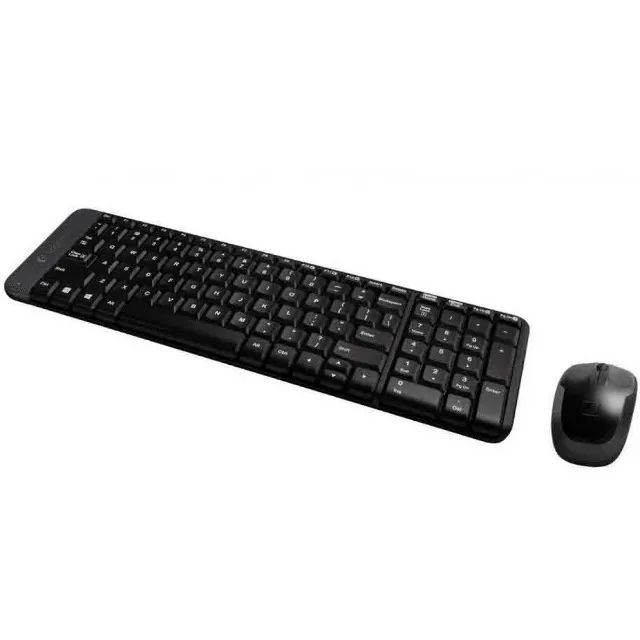 Combo Teclado e Mouse Logitech MK220 Sem Fio Black ABNT2 - Foto 2