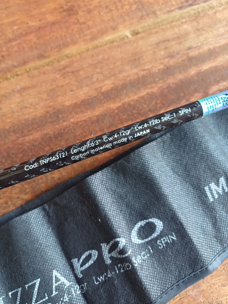 VARA DE PESCA TUNIZZA PRO MOLINETE 12 LIBRAS MOD NOVO  - Foto 3