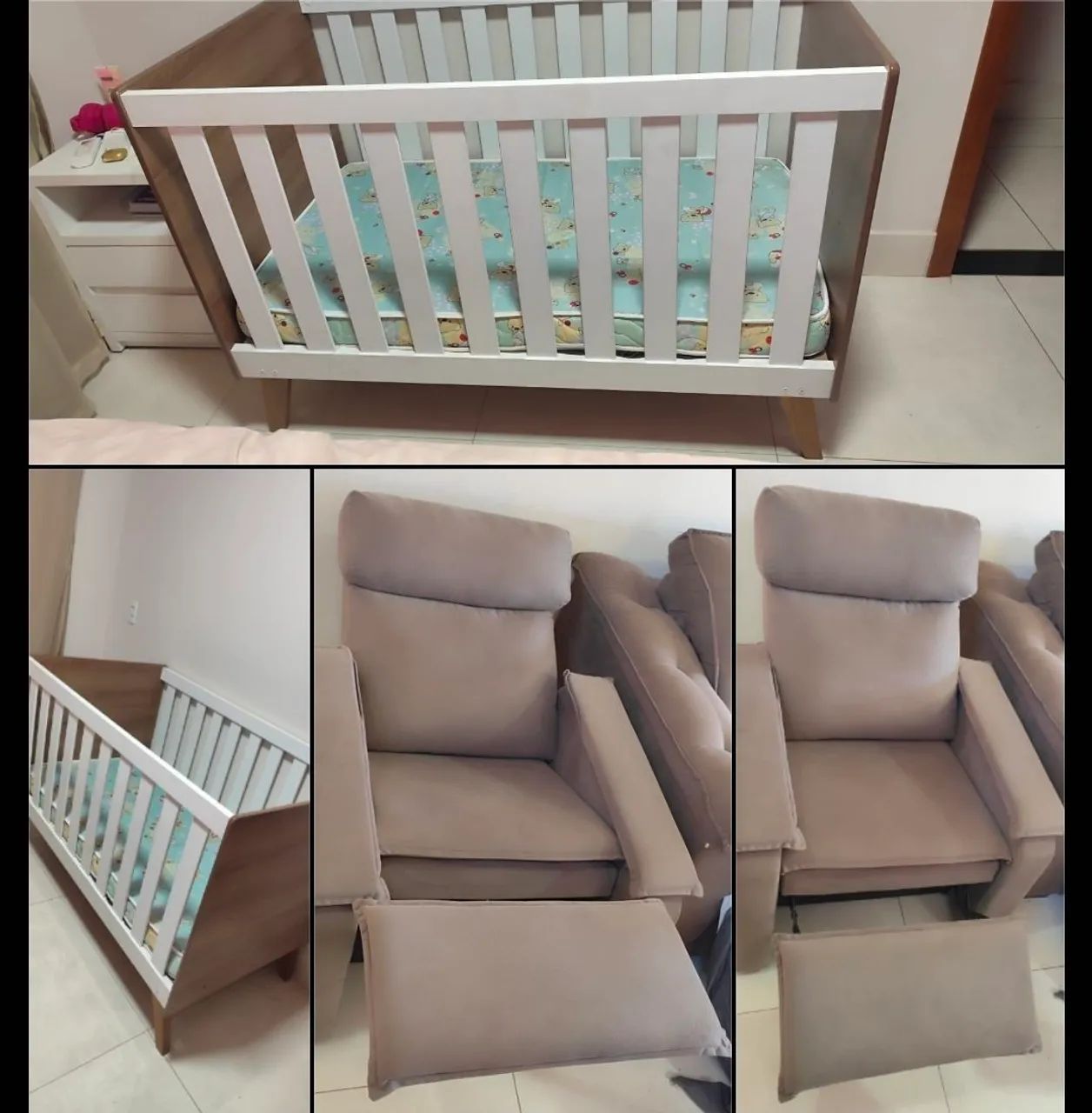  Berço e poltrona