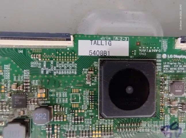 Placa T-con 6870c - Tv Lg 60uj6585 Testada - Foto 3