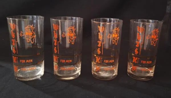 Oito copos para whisky, 2 modelos diferentes, anos 60 - Foto 3