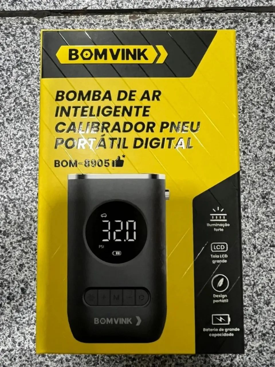 Lacrado Compressor Bomba de Ar BOM VINK BOM-8905