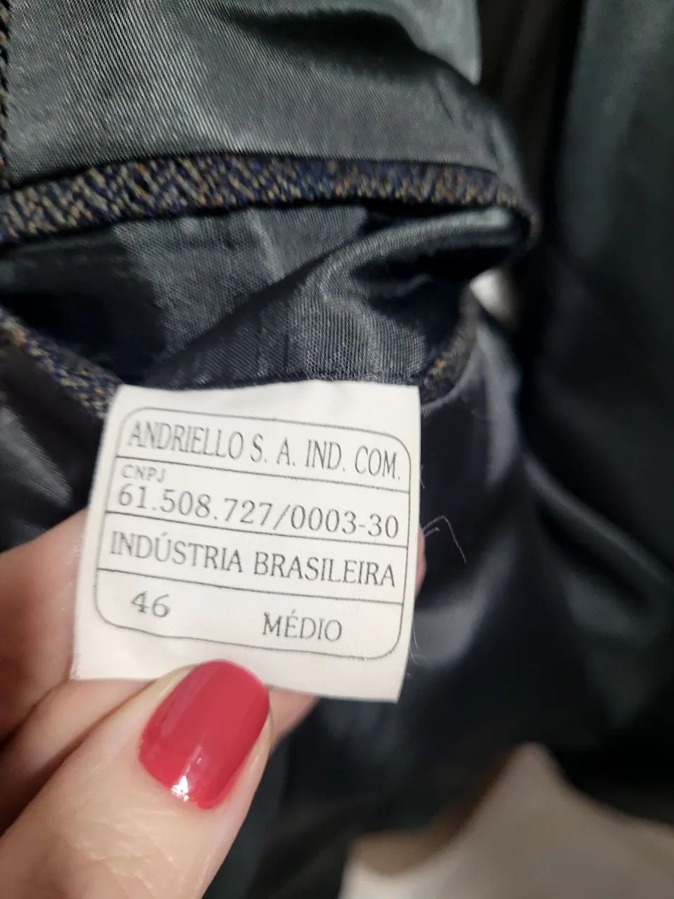 Blazer Masculino Cinza de lã - Foto 5