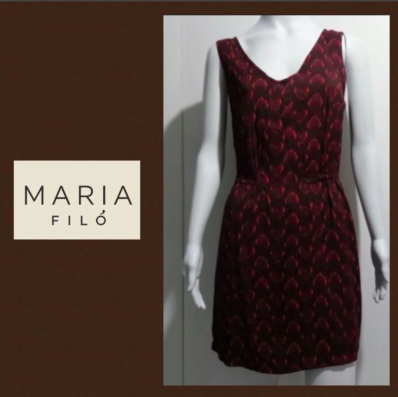 Maria Filó vestido viscose