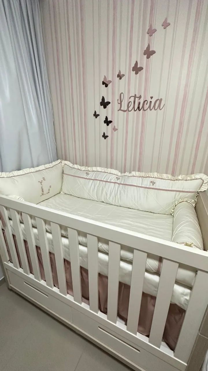 Berço Mini Cama de Madeira em alta qualidade - Foto 2