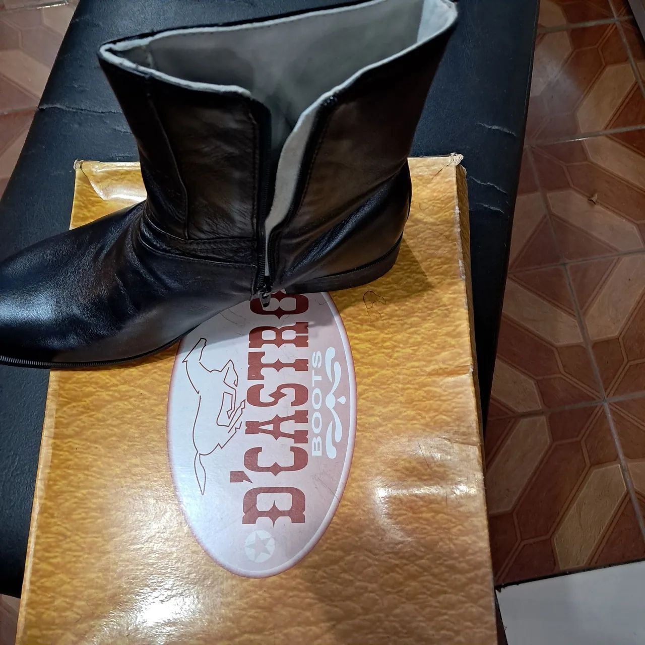 Bota de Couro D'Castro - Foto 3