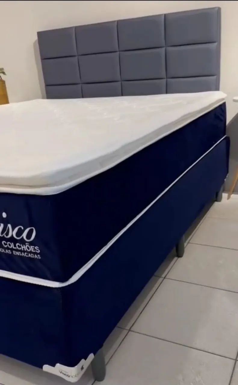 Cama Casal Box Prime c/ pillow (entrega grátis e imediata p/Fortaleza) - Foto 2