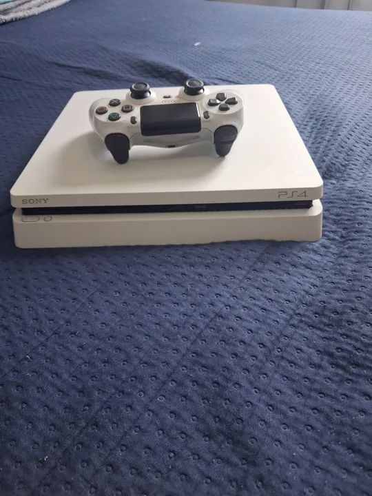 Playstation 4 Slim Branco + Jogo PES 2015 - Foto 3