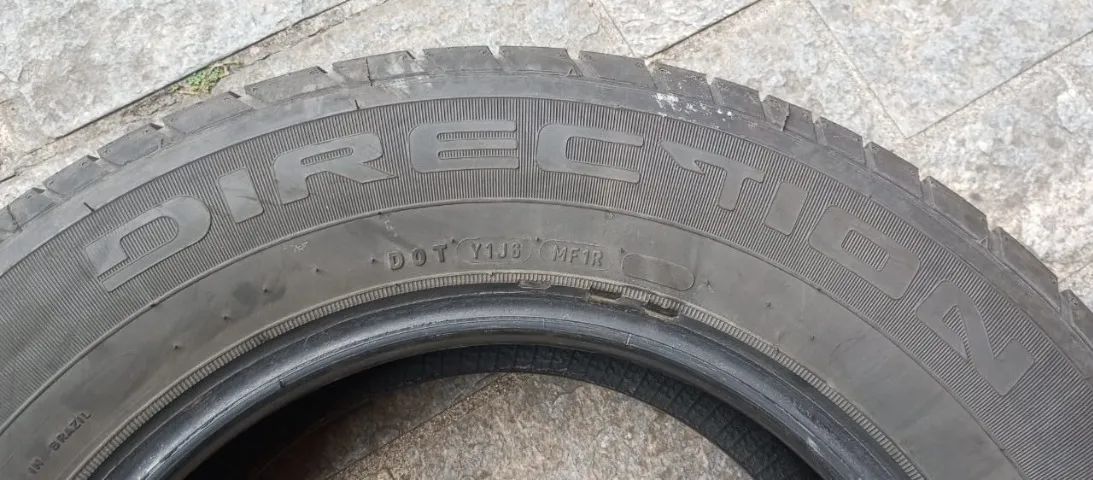 Pneu 185/70 R14 88T Goodyear Direction Touring (80% Borracha/10x 28,00) - Foto 5