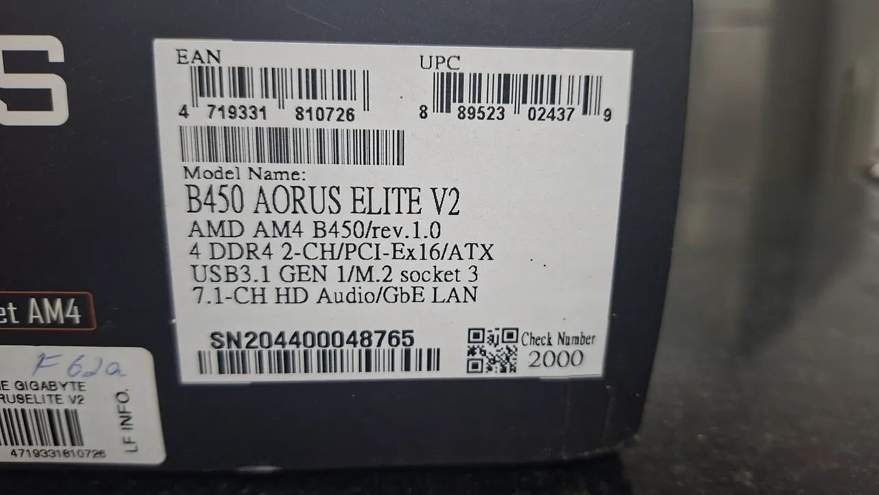 Placa Mãe Gigabyte Aorus b455 elite v2, leia o anúncio.  - Foto 5