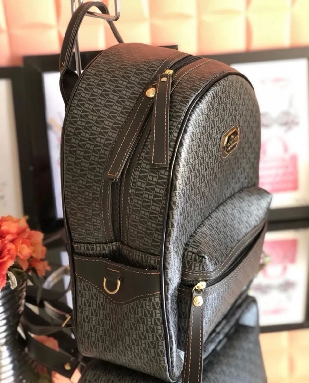 Mochila Feminina Preta - Foto 2