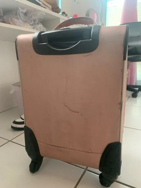 Mala de Viagem Kipling Rosa - Foto 4