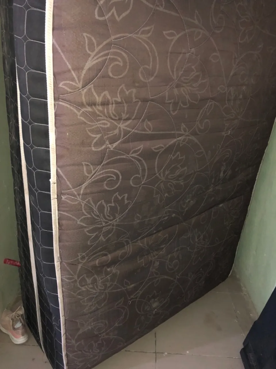 base da cama Casal com Design Floral