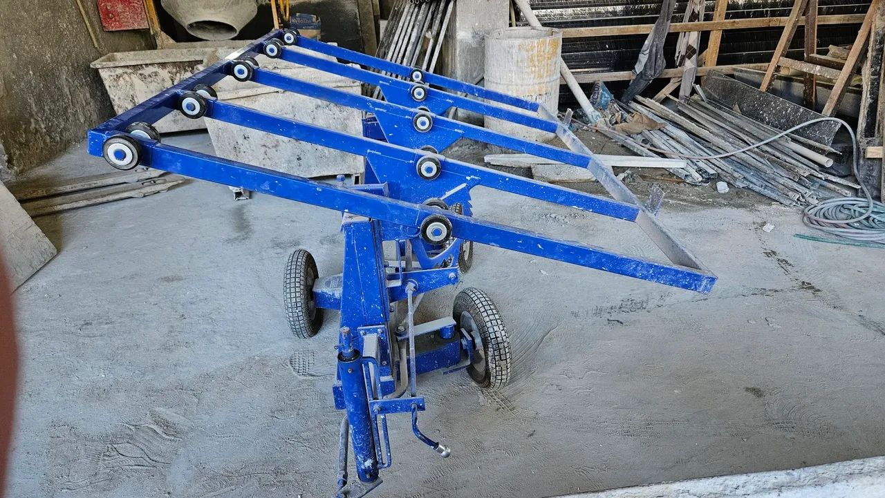 Carrinho de transporte de chapas de granito/mármore - Quase novo! - Foto 2