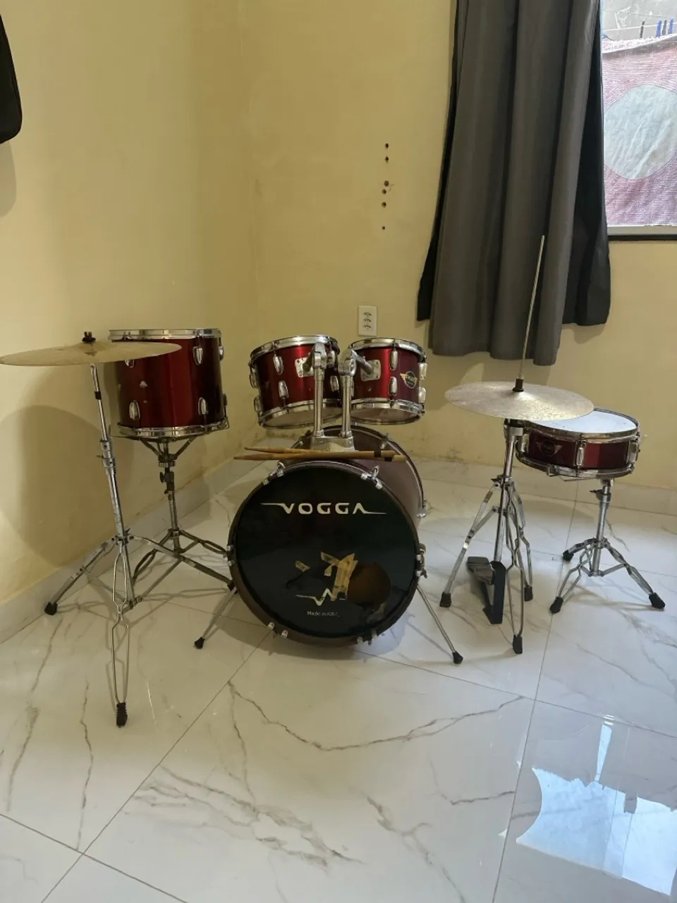 BATERIA COMPLETA VOGGA IMPERDÍVEL!!!! PRA VENDER LOGO ?