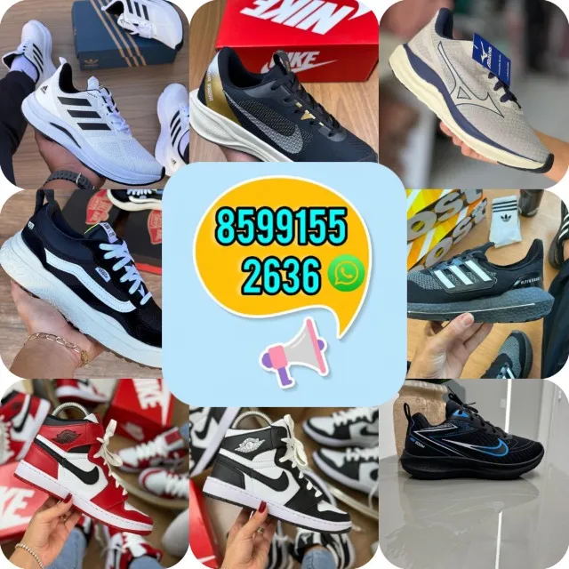 Tênis masculino vários modelos