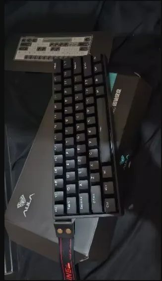 AULA WIN60HE Gamer - Teclado Mecânico Switch Magnético RGB