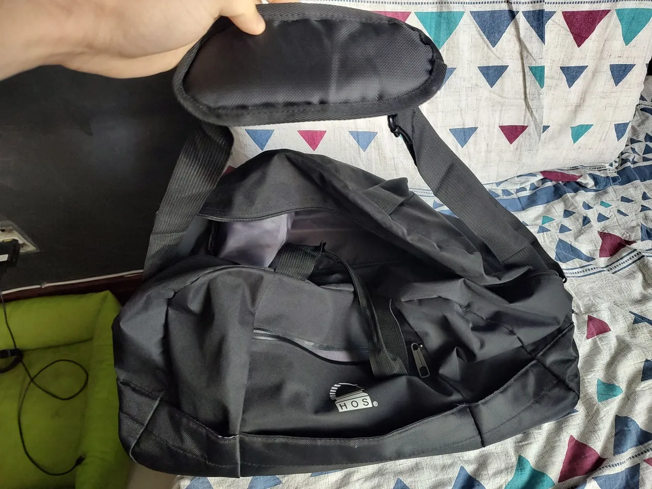 Bolsa de ombro preta