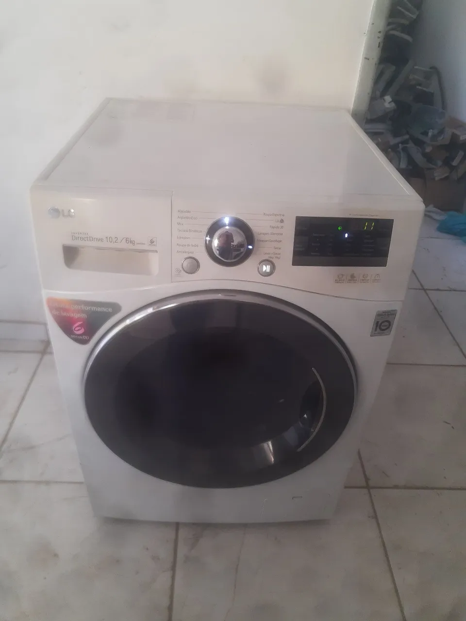 Lava e seca LG Direct Drive 10,2kg