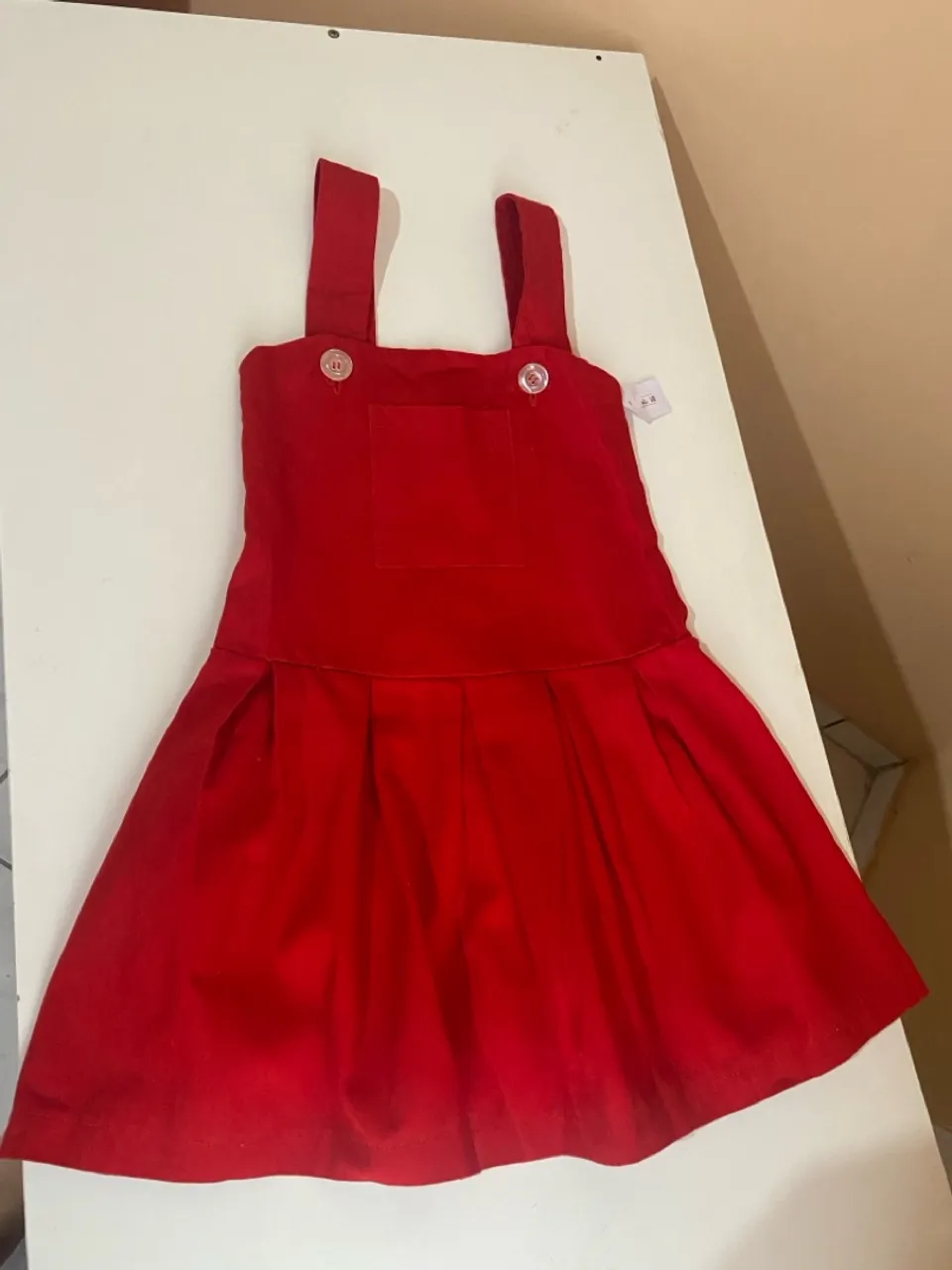 Vestido vermelho infantil