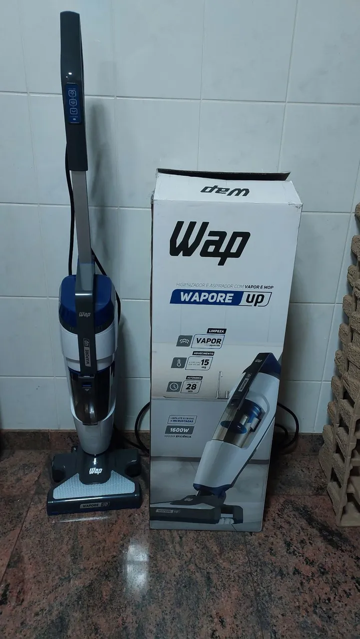 Aspirador e Mop a Vapor WAP Wapore Up - Novo