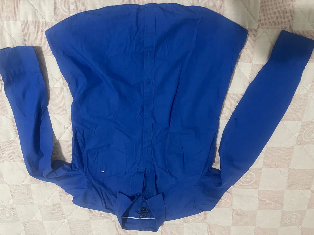Camisa Tommy Hilfiger Azul - Foto 4
