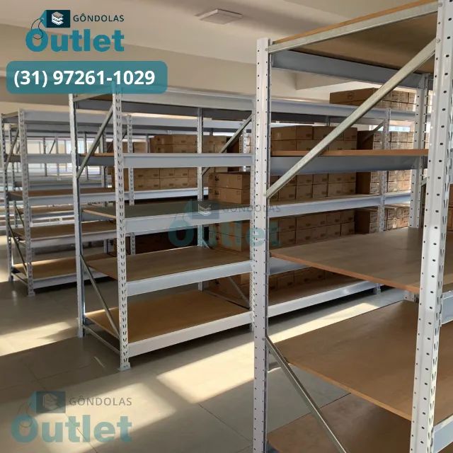 Mine porta pallet - Prateleira para estoque de comercio e lojas - Foto 4