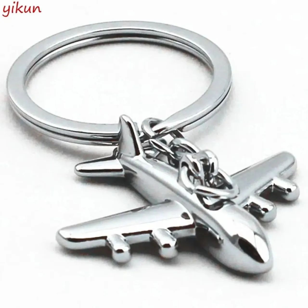 CHAVEIRO AVIÃO EM LIGA DE METAL 4cm x 4cm - Foto 2
