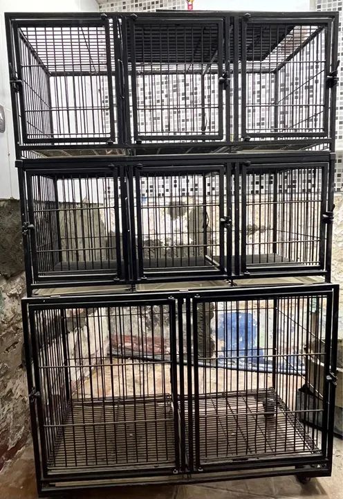 Gaiola para Cães Grande - 3 andares, 7 módulos  - Foto 2