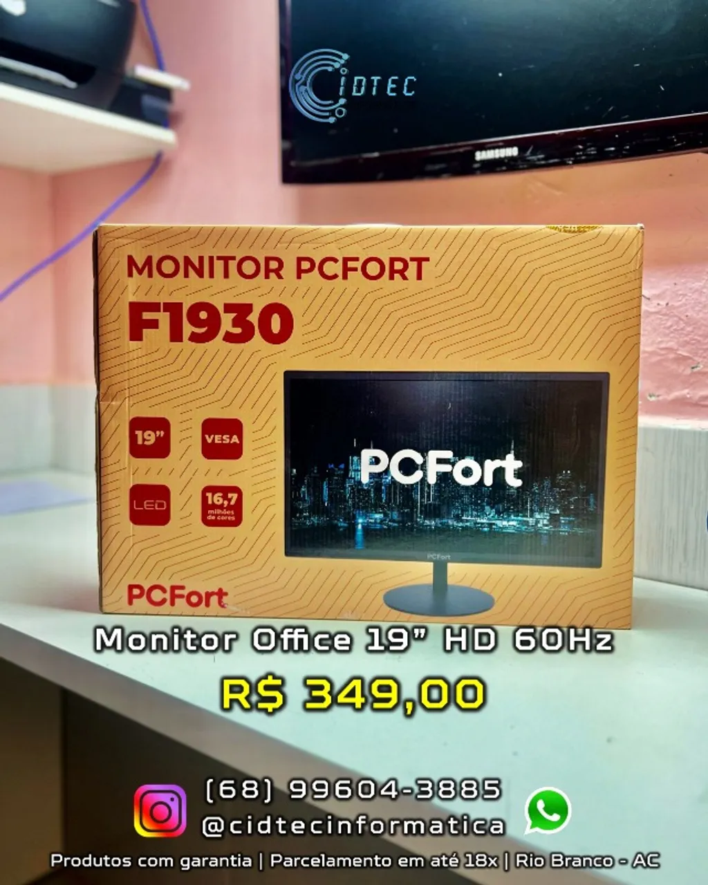 Monitor PC Fort 19''