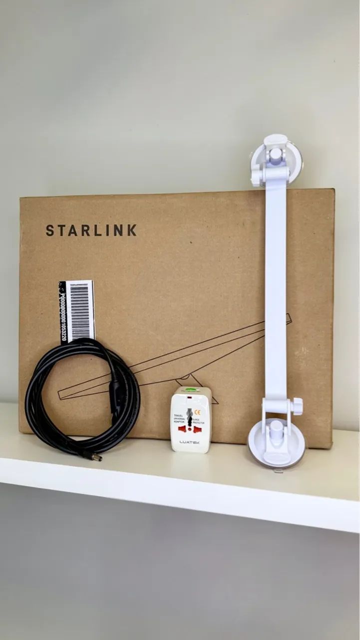 STARLINK MINI KIT COMPLETO PARA USO VEICULAR / JÁ INSTALADA | LACRADA