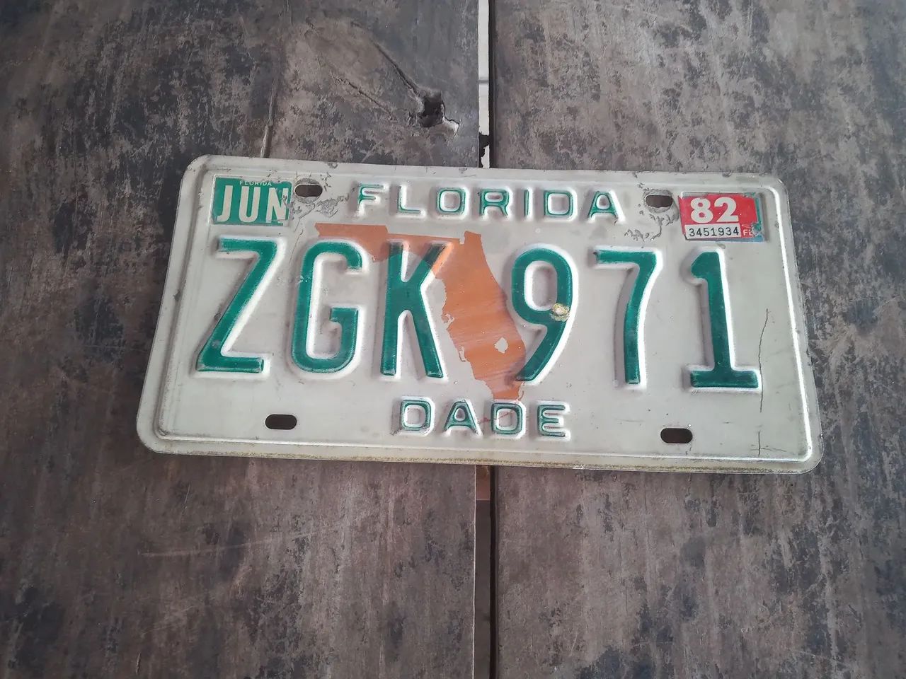 Placa florida original antiga  - Foto 4