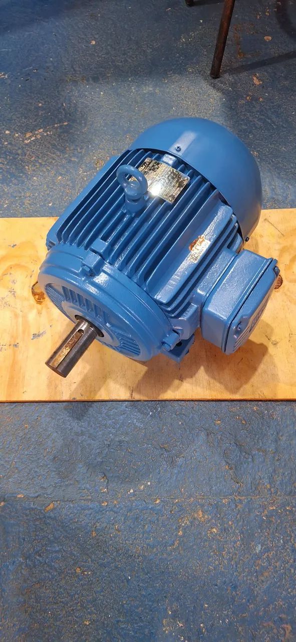 Motor elétrico trifásico 10 cv rpm 1760 baixa rotação 4 polos.