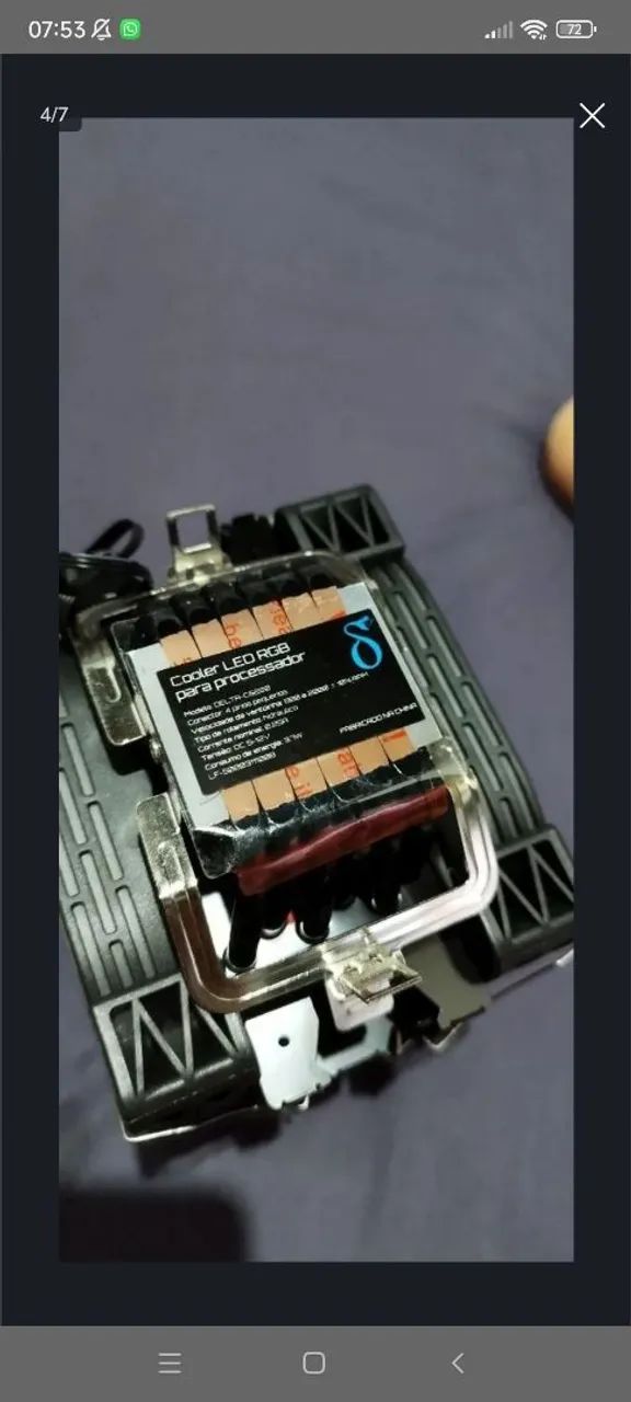 Rayzen 7 5700x + Aircooler 120mm - Foto 6