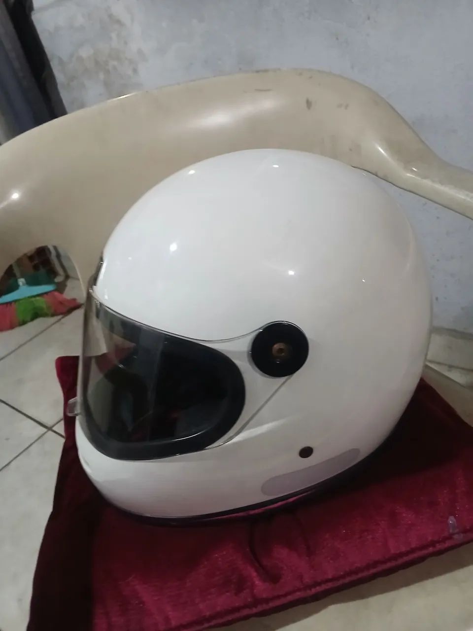 Capacete Branco - Tamanho xl