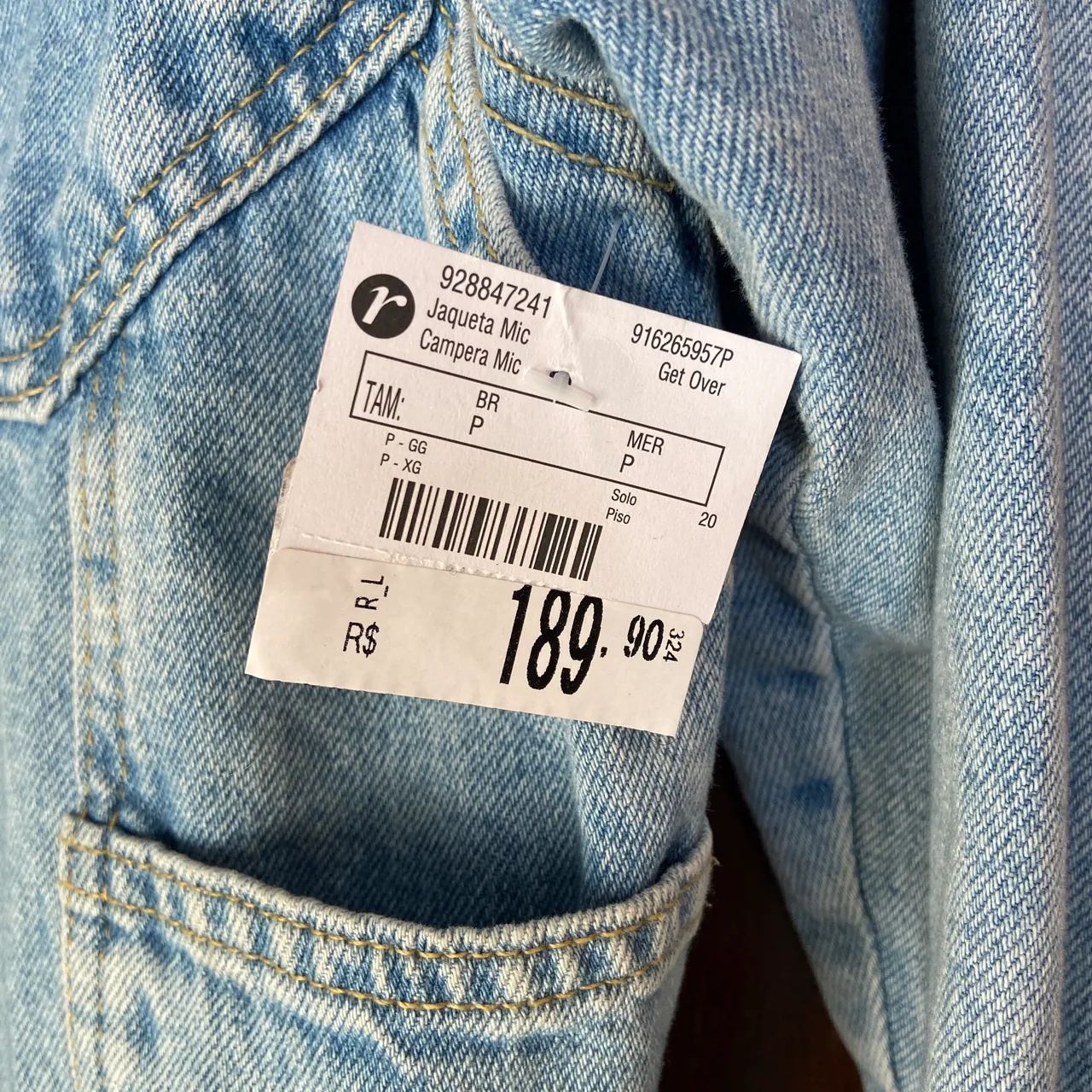 Jaqueta Jeans Nova - Foto 4