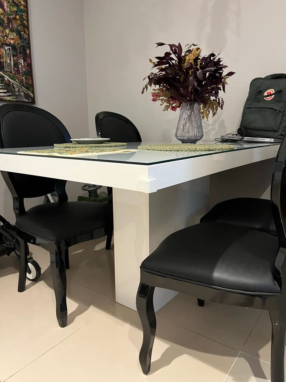 Mesa de laca branca - Foto 2