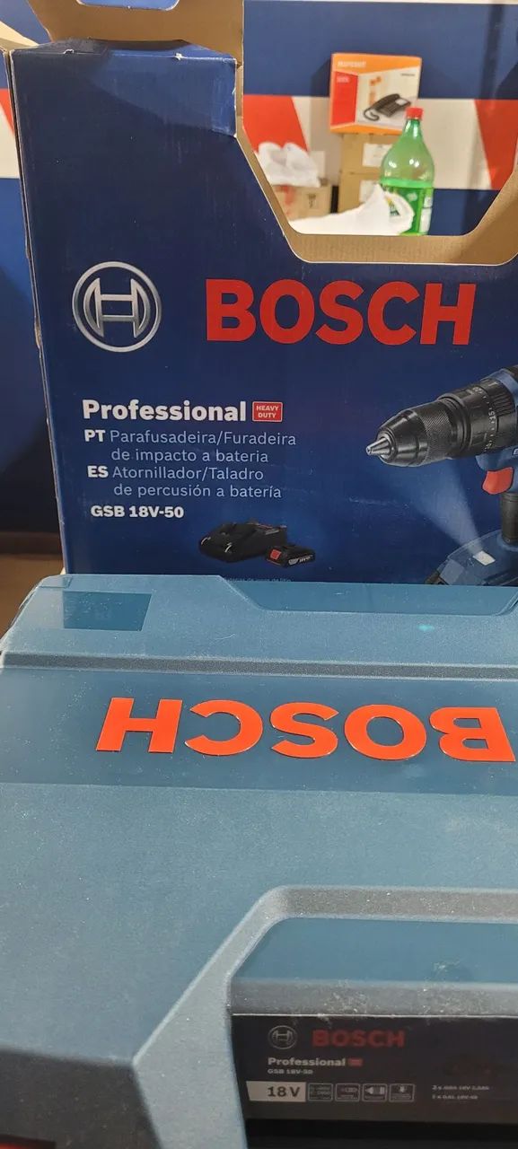 Parafusadeira/Furadeira de Impacto Bosch GSB 18V-50 