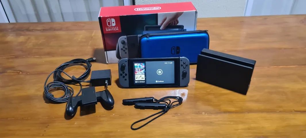 Nintendo Switch V1 Versão Japonesa Em Ótima Condição + Case Inclusa